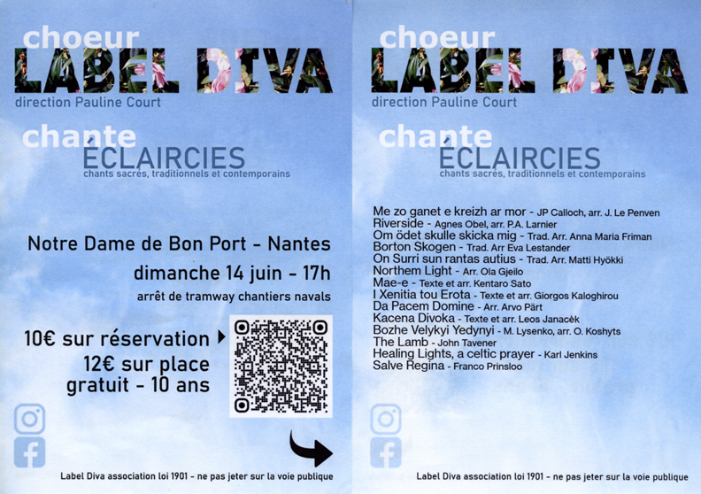LABEL DIVA chante ECLAIRCIES